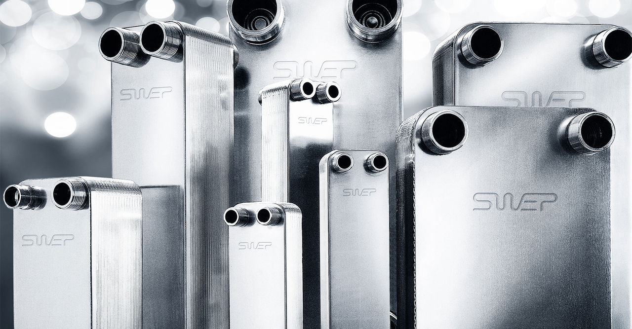 SWEP range fr industrial chillers